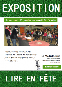 Affiche exposition Lire en Fête