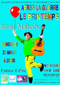 affiche spectacle médiatheque