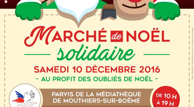 10 décembre:  Marché de Noël solidaire